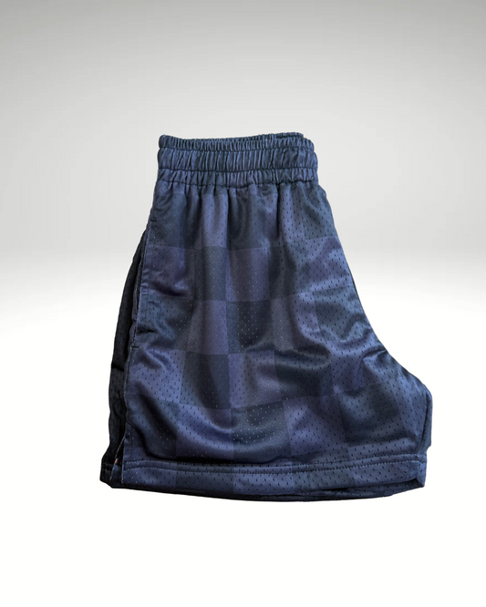 Carbon Rush Checkered Shorts