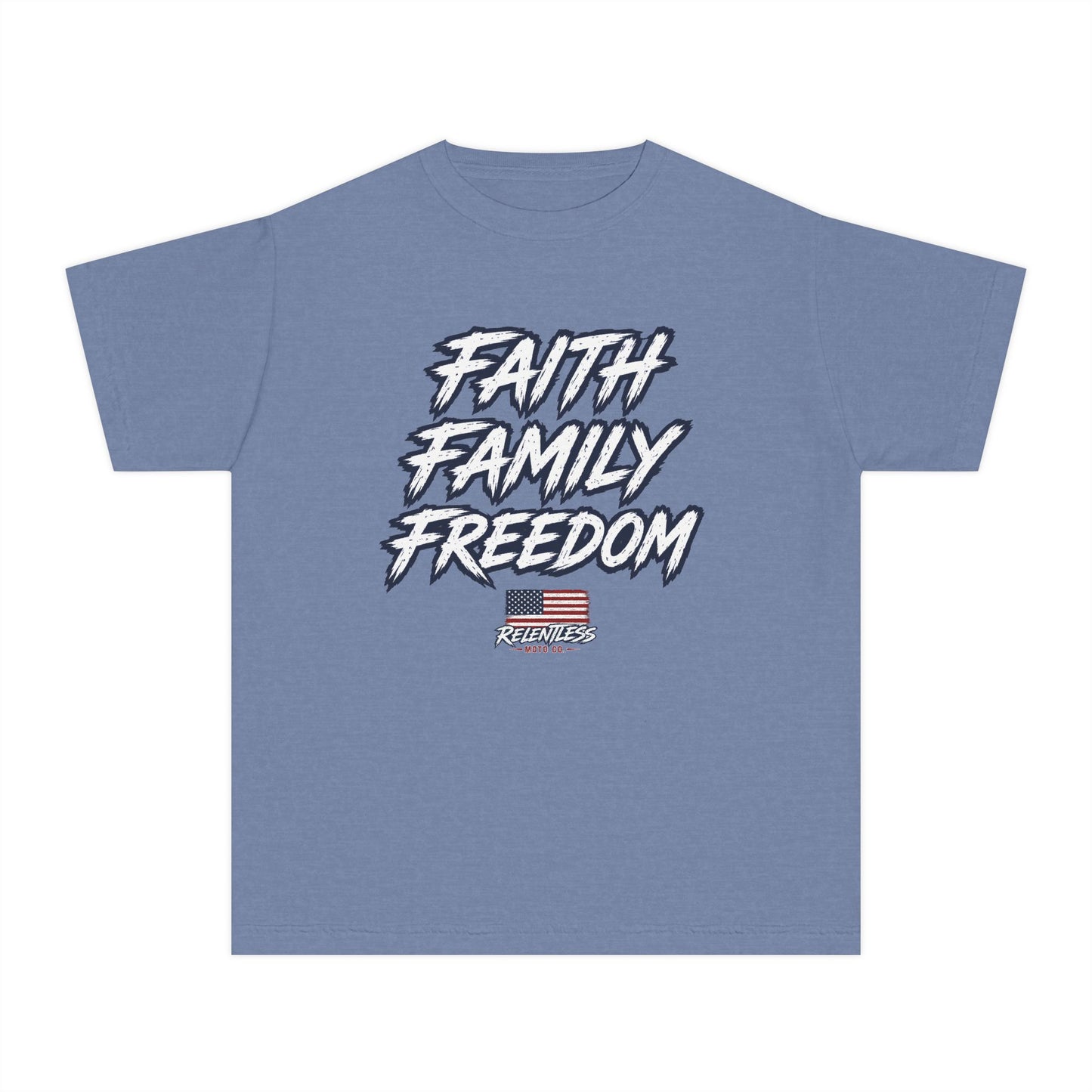 FAITH, FAMILY, FREEDOM - USA TEE (Youth)