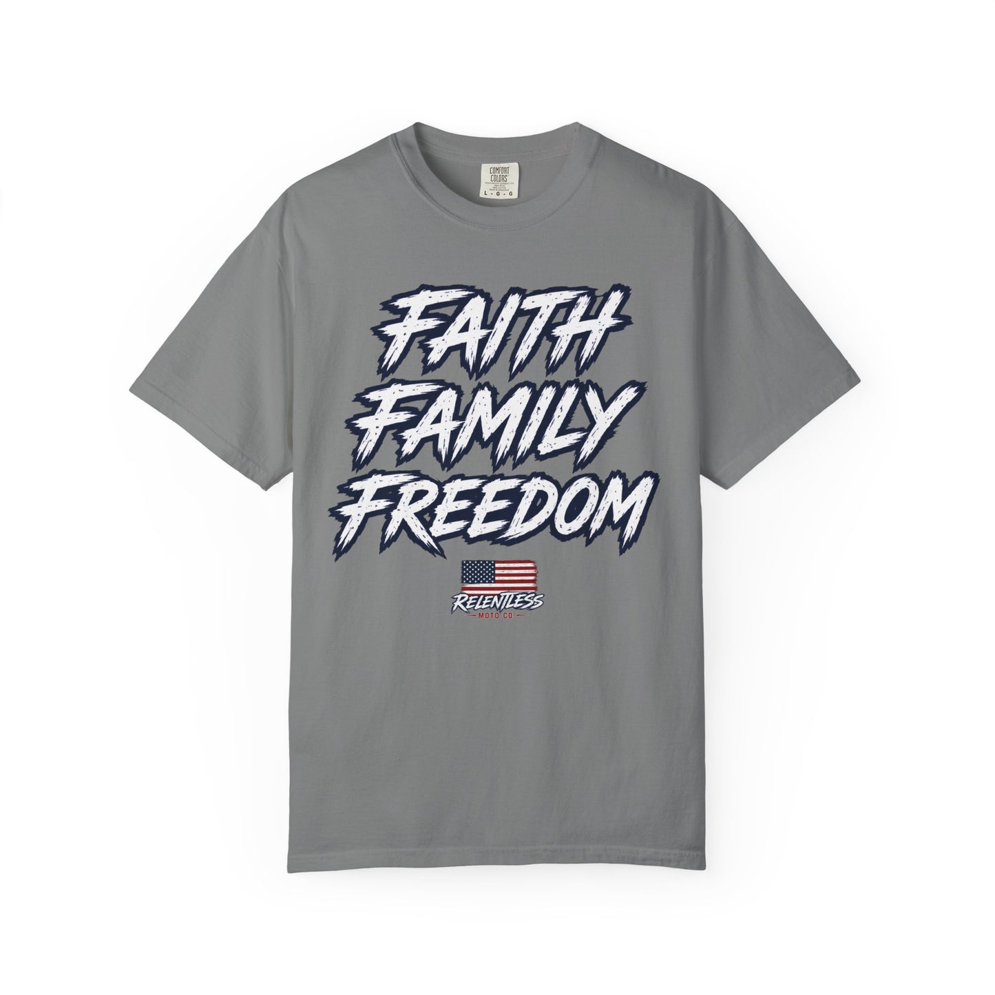 FAITH, FAMILY, FREEDOM - USA TEE