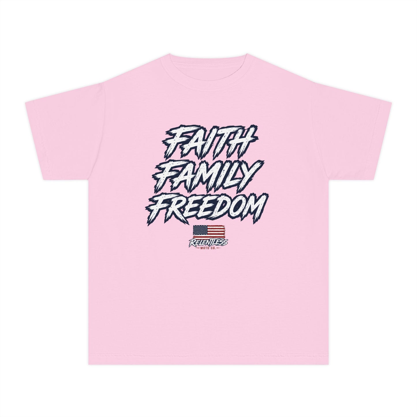 FAITH, FAMILY, FREEDOM - USA TEE (Youth)