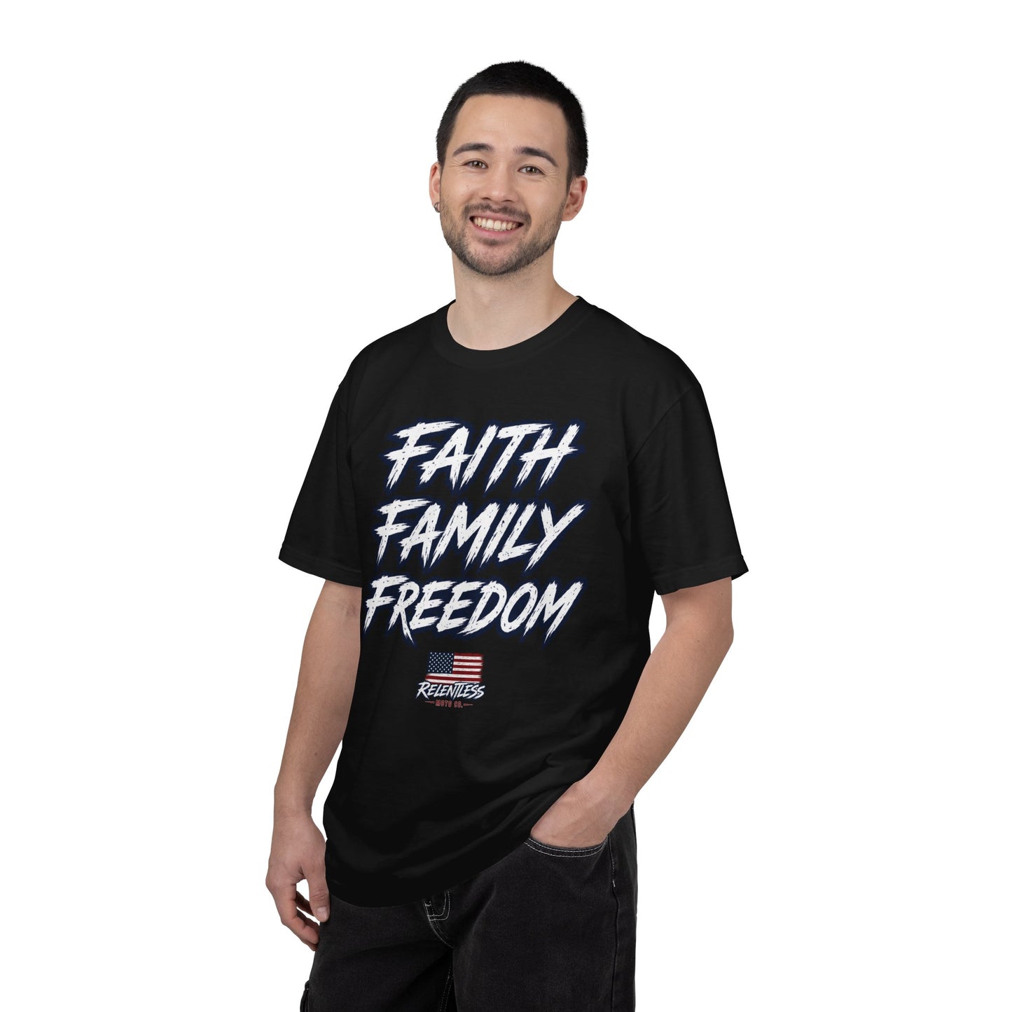FAITH, FAMILY, FREEDOM - USA TEE
