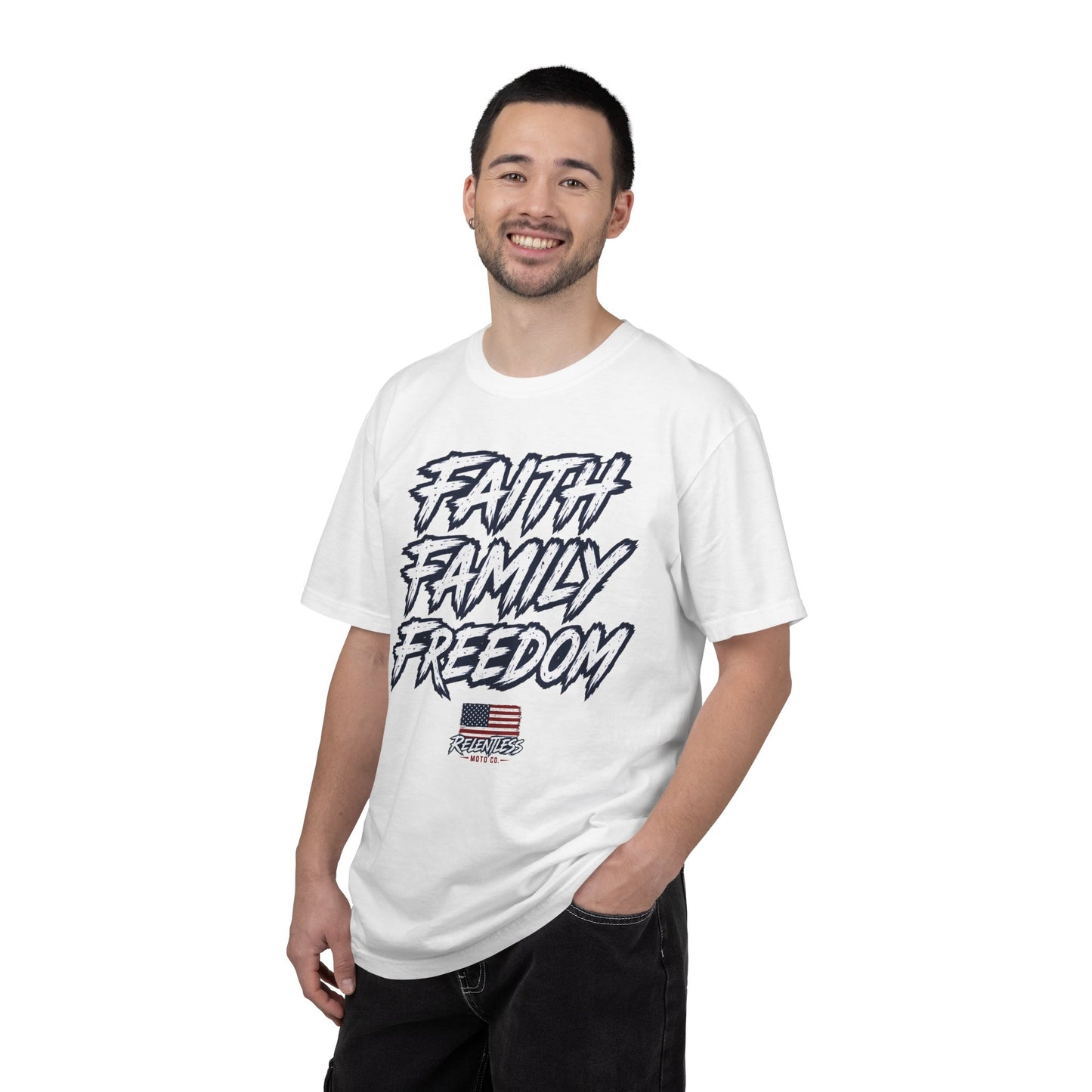 FAITH, FAMILY, FREEDOM - USA TEE